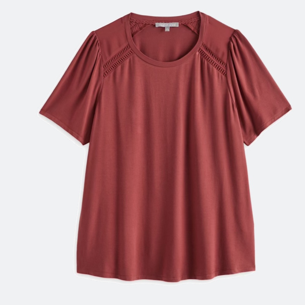 Daniel Rainn Woven Trim Knife Top